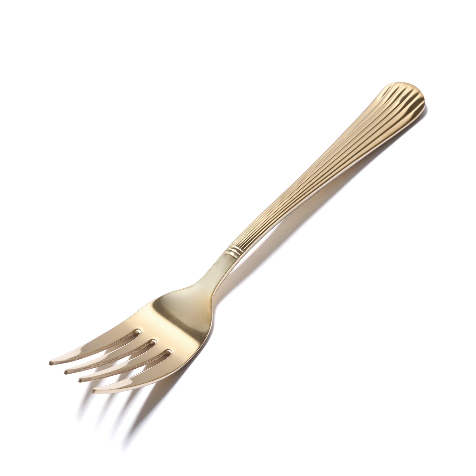 10-Piece Stainless Steel Gold Cutlery Set - Elegant Flatware for Dining, Parties, and Gifts