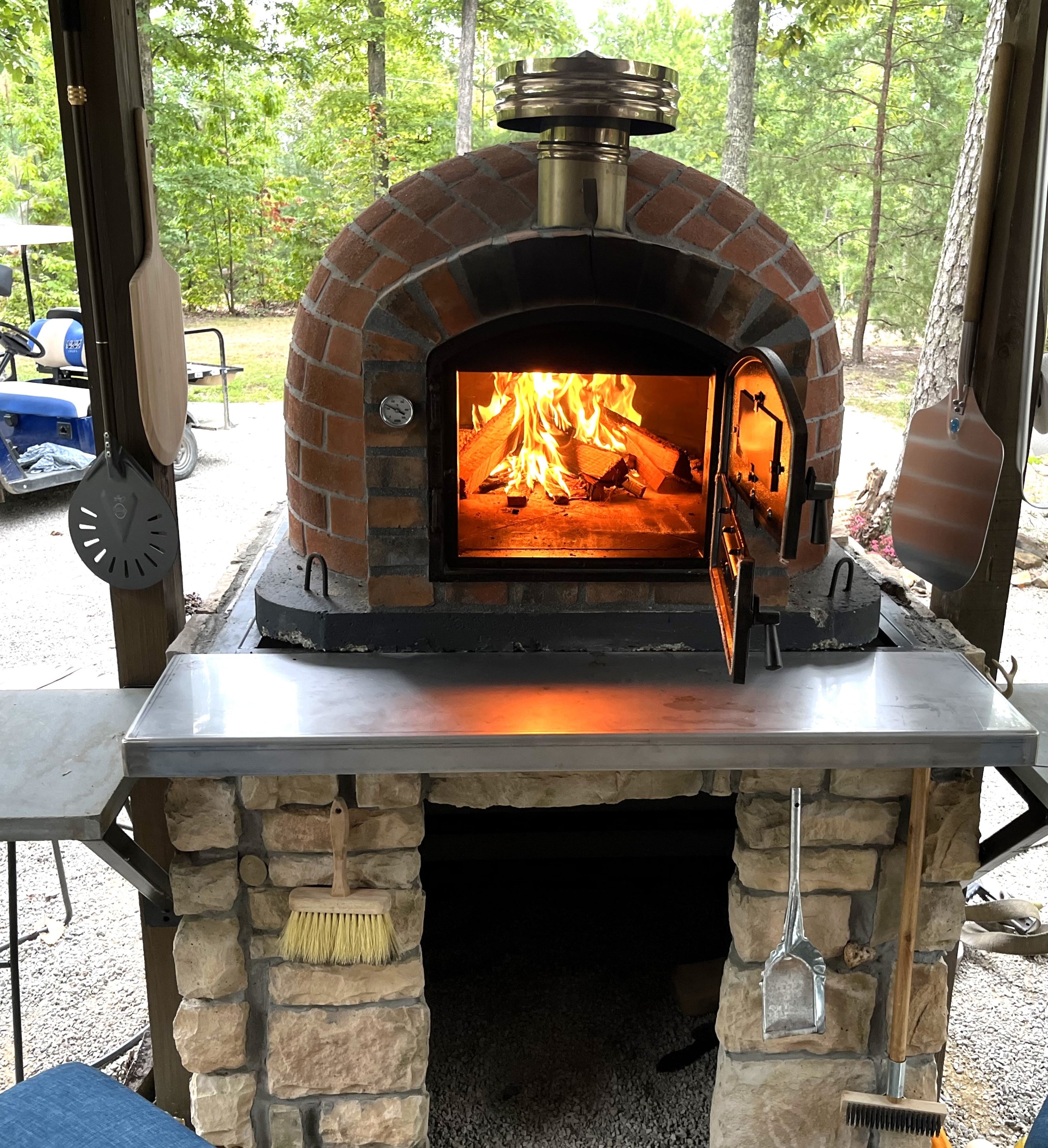 Premium Rustic Lisboa Wood Fired Pizza Oven – Best Seller for Outdoor Cooking, Backyard Parties & Authentic Italian Pizza Making