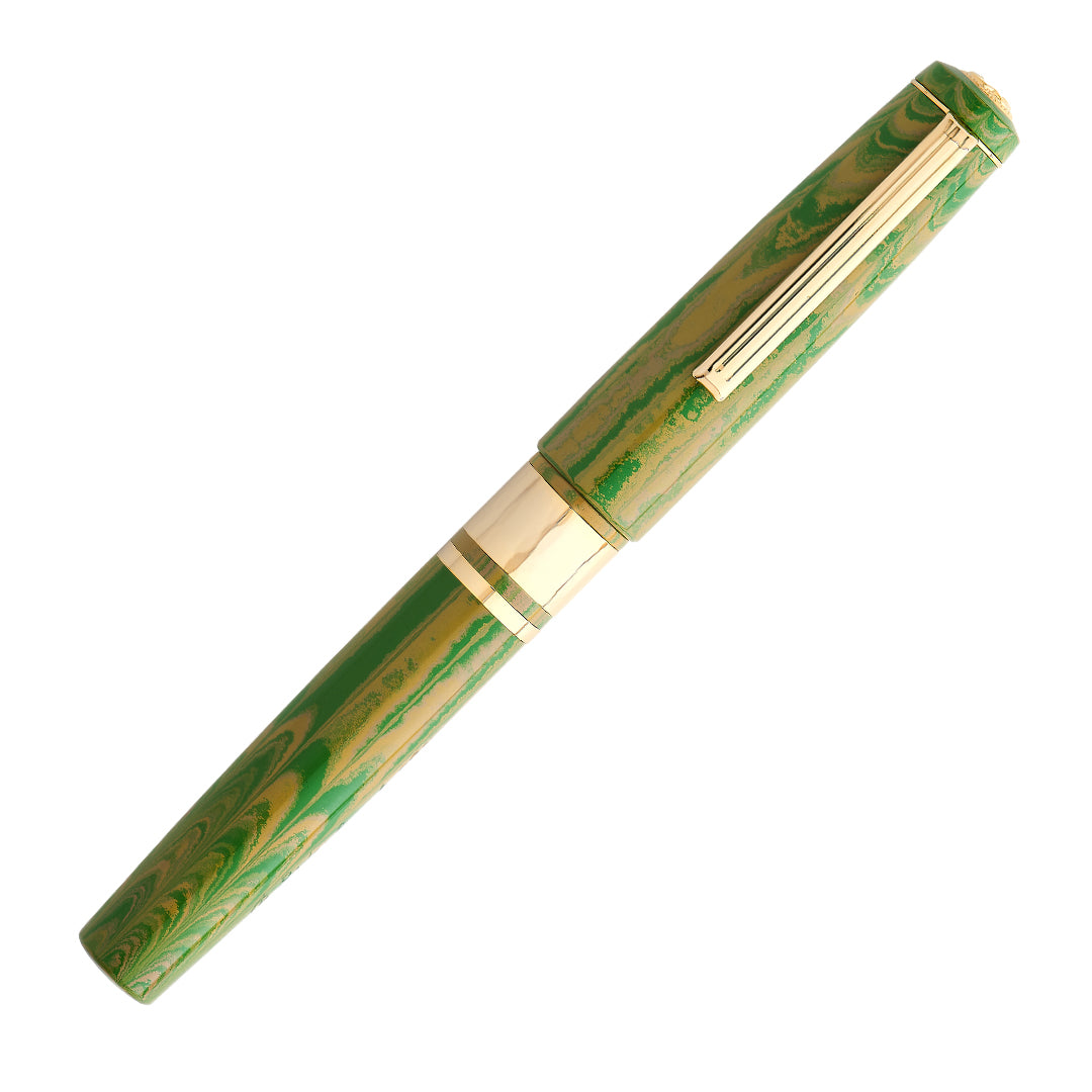 Esterbrook Model J Fountain Pen - Lotus Green Custom Needlepoint Nib for Calligraphy, Journaling & Letter Writing - Vintage Style Writing Instrument