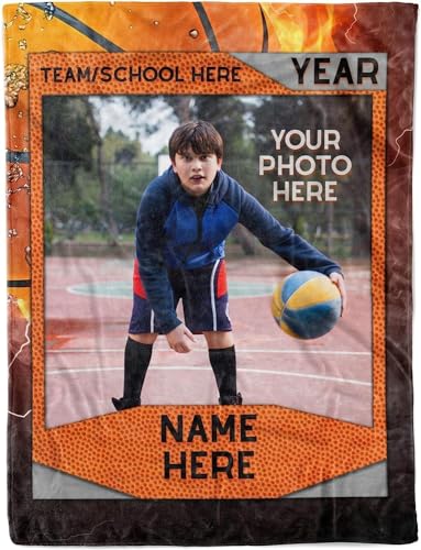 Basketball Photo Blanket