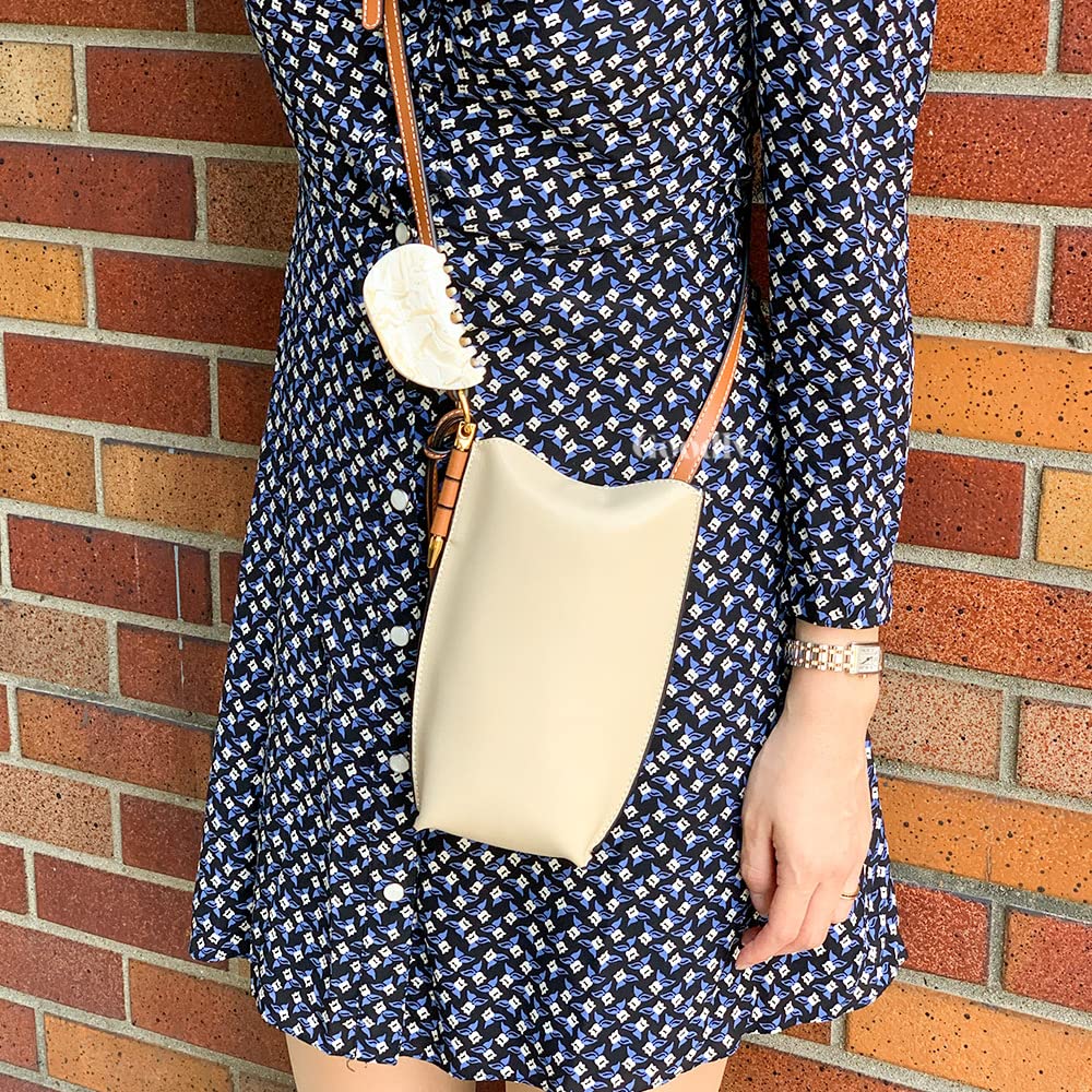 Genuine Leather Crossbody Bag for Women - Premium Lightweight Shoulder Purse with Phone Pocket | Perfect for Work, Travel & Everyday Use