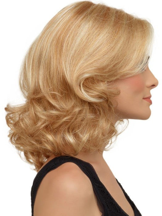 Ashley Synthetic Lace Front Wig with Mono Part - Natural Looking Human Hair Wig for Women - Perfect for Daily Wear, Cosplay & Special Occasions