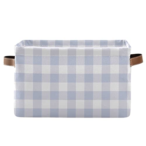 Pale Blue Checkboard