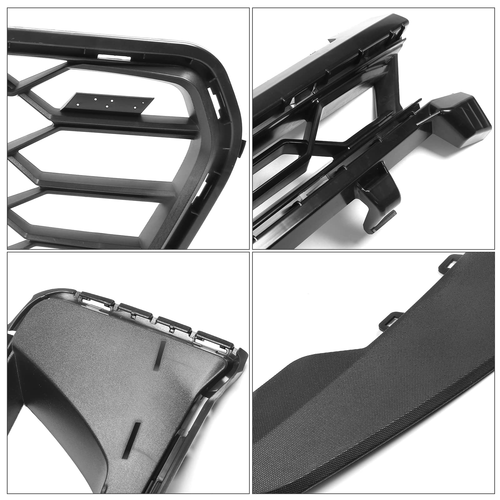 Freemotor802 Front Bumper for 2019-2024 Chevy Camaro - ZL1 1LE Style PP Replacement (Unpainted Black) - Perfect for Upgrades & Protection