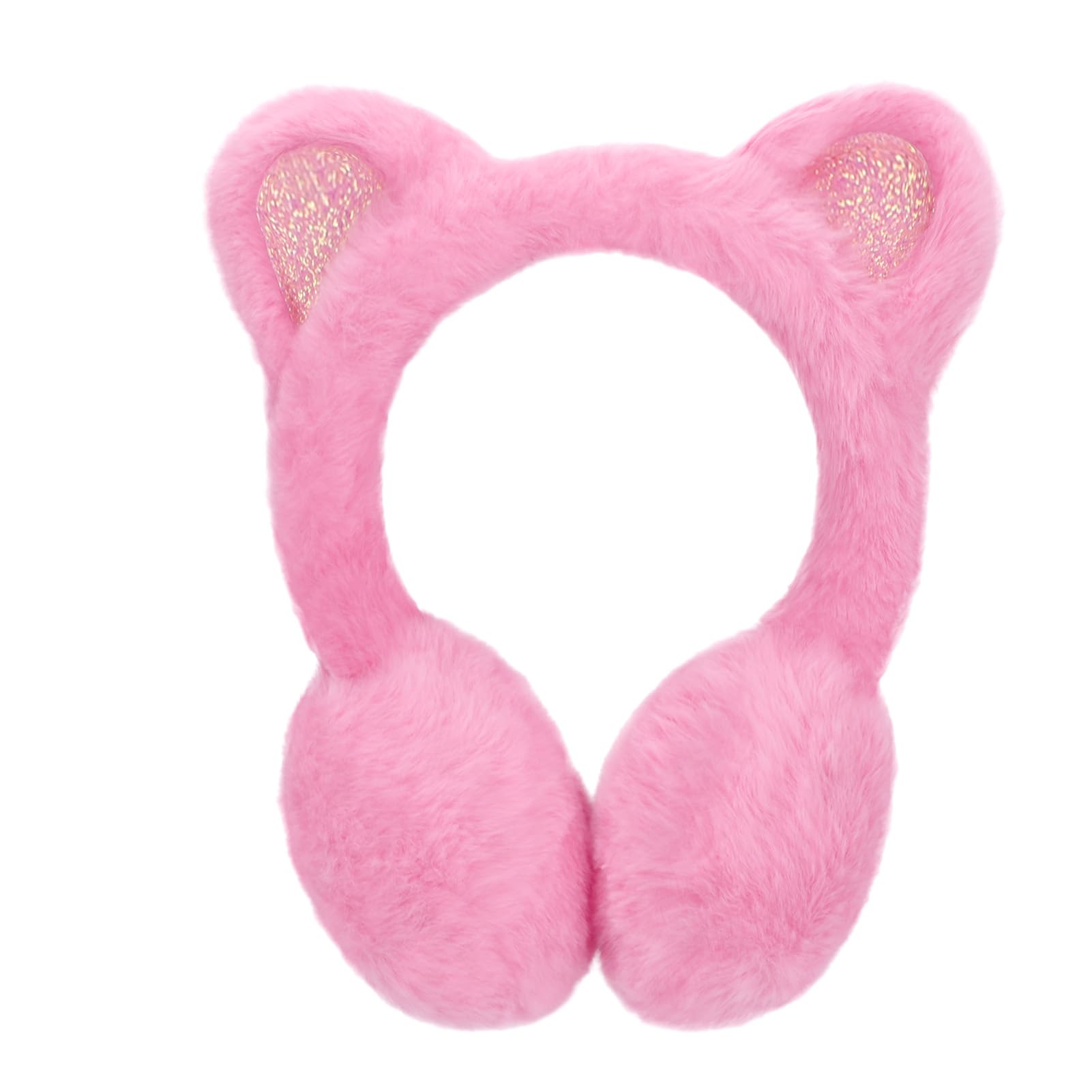 Adorable Plush Animal Earmuffs for Kids & Girls - Soft Winter Ear Warmers for Children - Cozy Outdoor Ear Protection for Cold Weather - Perfect for Snow Play, Skiing & Winter Adventures