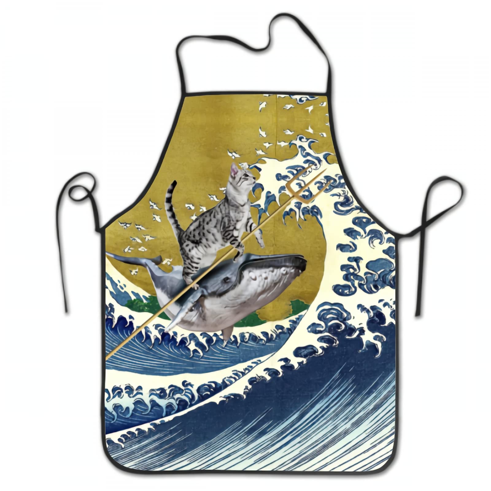 Premium Polyester Chef Apron for Cooking & Grilling - 28.3x20.4 Inch Kitchen Smock with Pockets - Perfect for BBQ, Baking & Home Kitchen Use