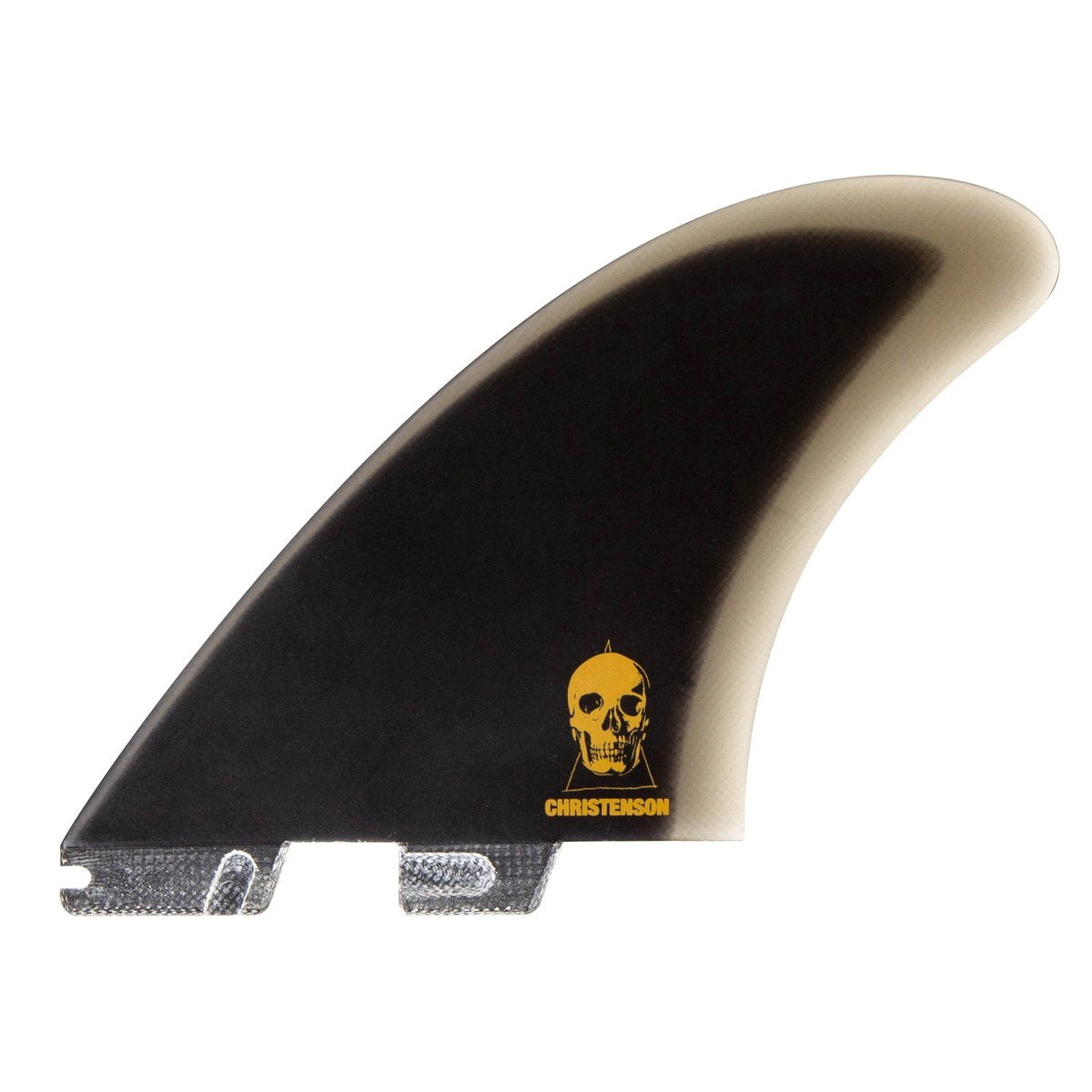 Christenson Twin PG Black XL Fins - FCS II Compatible Surfboard Fins for Enhanced Performance - Perfect for Twin Fin Surfboards and Small to Medium Waves