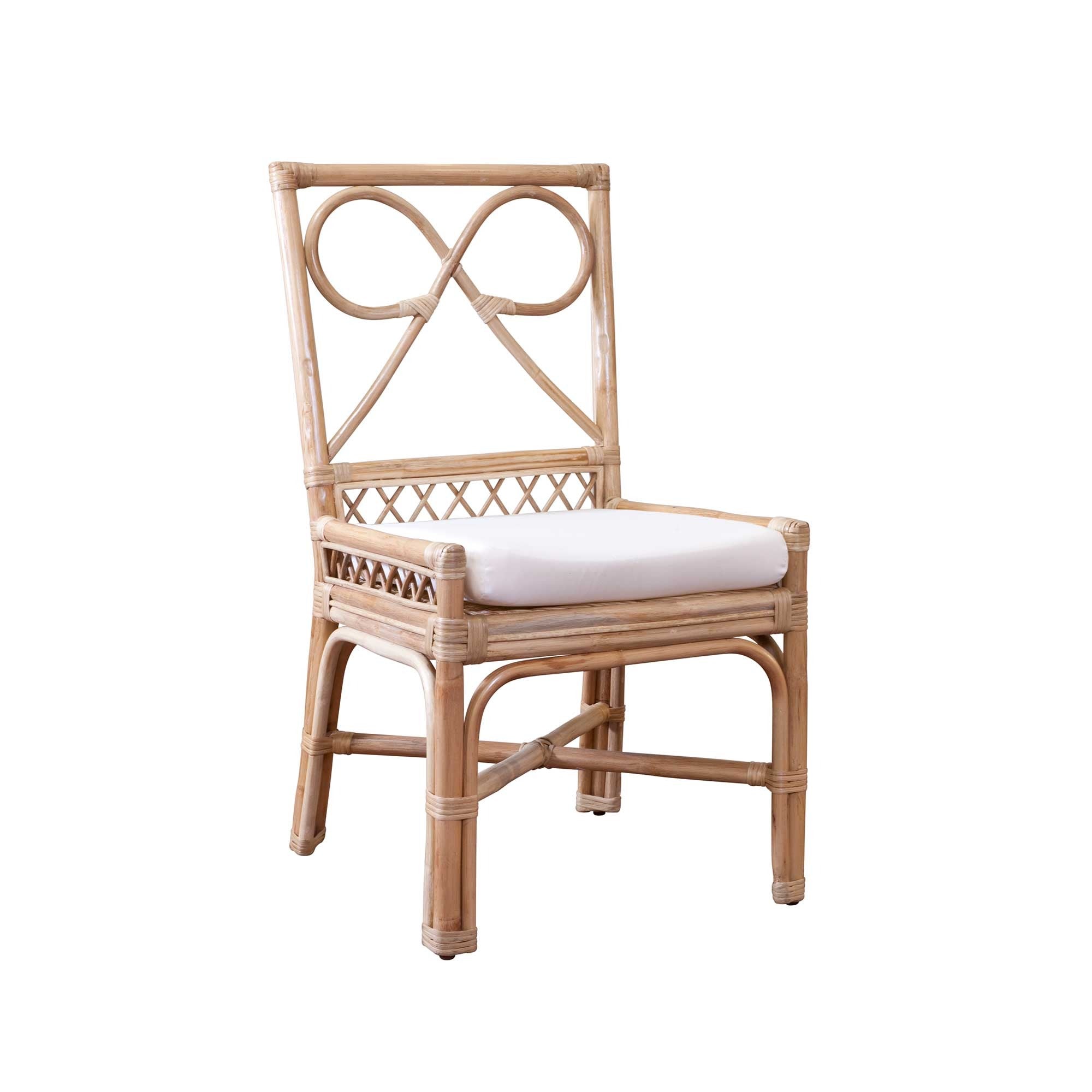 Elegant Bow Dining Chair - Modern Wooden Dining Room Chair with Upholstered Seat - Perfect for Kitchen, Dining Room, and Home Decor