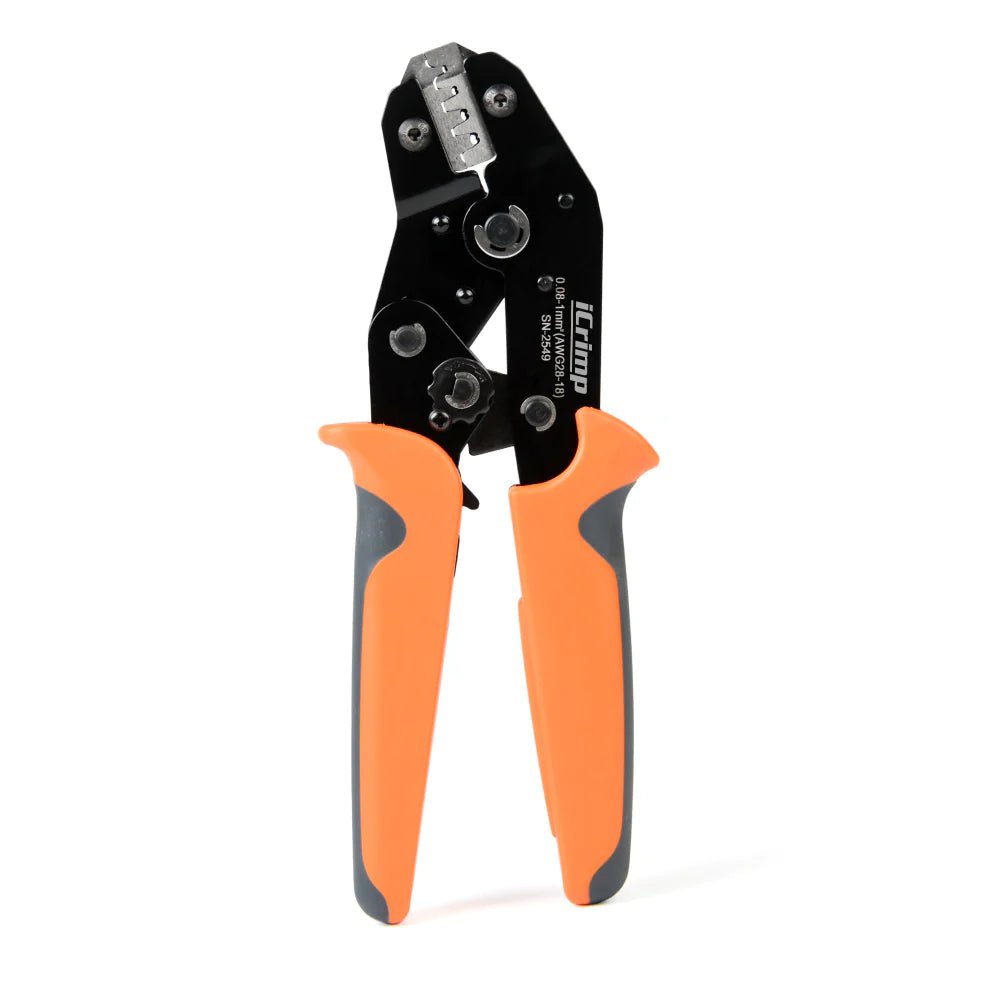 Professional Ratcheting Wire Crimper Tool for JST ZH 1.5mm, PH 2.0mm, XH 2.5mm, VH 3.96mm & Dupont 2.54mm Pitch Open Barrel Terminals - Ideal for Electrical Wiring, DIY Projects & Automotive Repairs