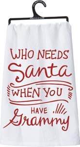 Primitives by Kathy 25946 Christmas LOL Kitchen Towel - Funny Holiday Dish Towel with 'Have Grammy' Design - Perfect for Christmas Decor, Gift Giving & Festive Kitchen Use