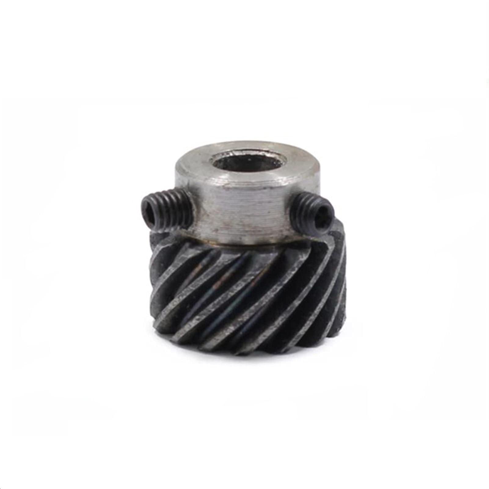 1M 20T 8/10/12/14mm Internal Diameter Helical Pinion Gear - 14mm Hole with 5mm Keyway - Precision Machinery Parts for Industrial Equipment & CNC Applications