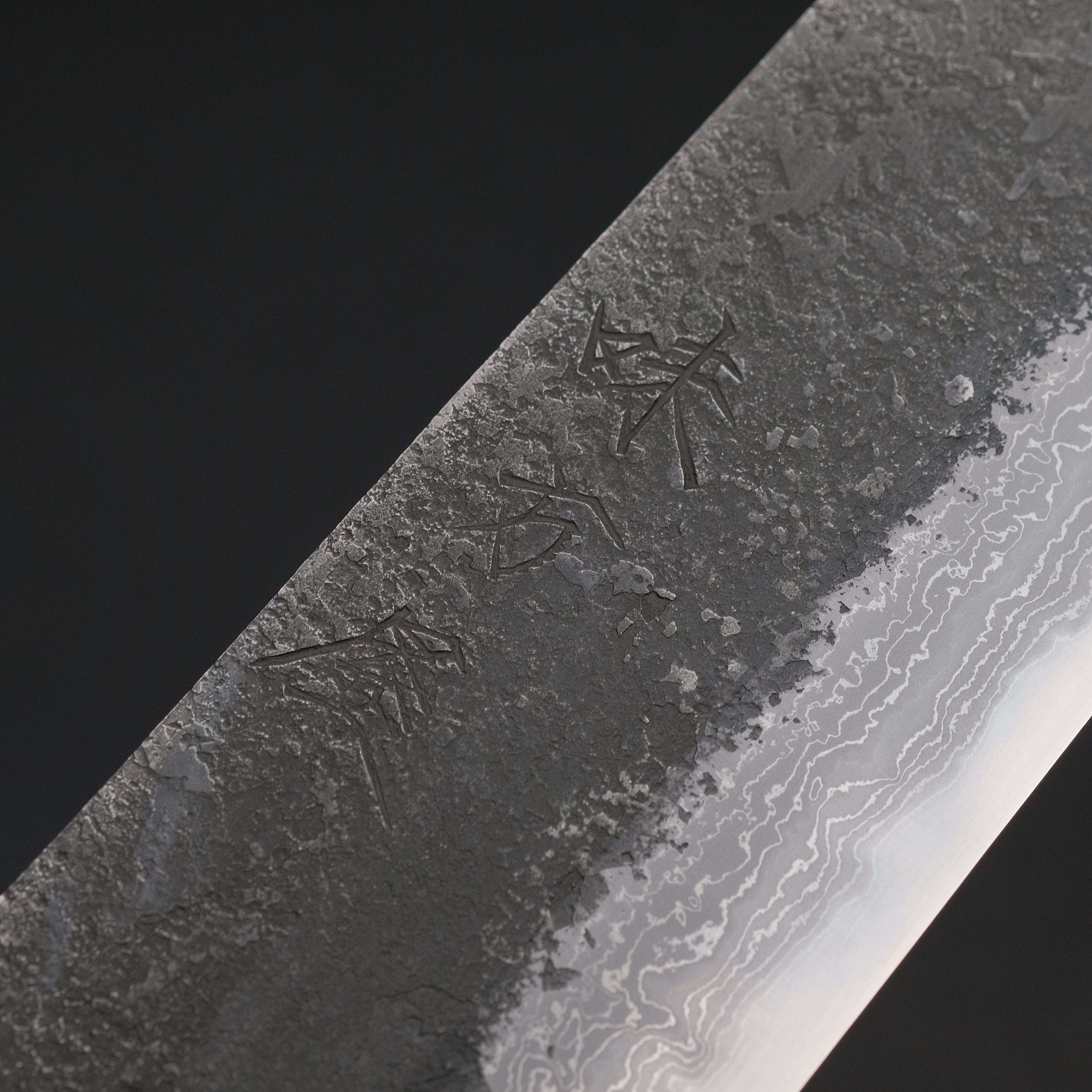 Premium Ajikataya White #2 Nashiji Damascus Gyuto 240mm Japanese Chef Knife with Olive/TQPRV Handle (#43) - Perfect for Sushi, Meat Slicing & Professional Kitchen Use