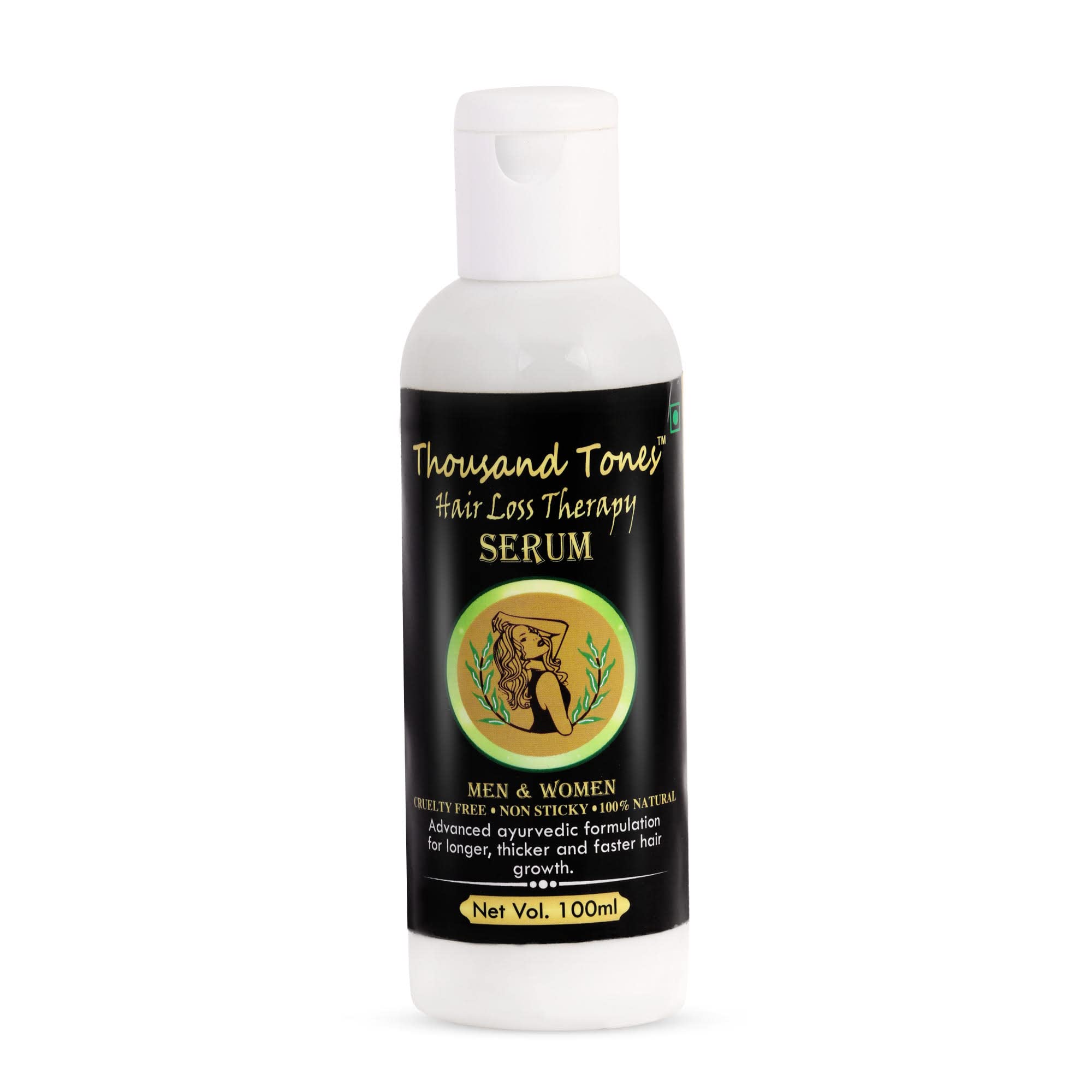 Thousand Tones Hair Repair & Anti-Hair Loss Serum - Damage Repair & Smoothening Treatment for Men & Women (100ml) | Promotes Healthy Hair Growth & Reduces Breakage - Perfect for Daily Use, Post-Wash Care & Styling Protection