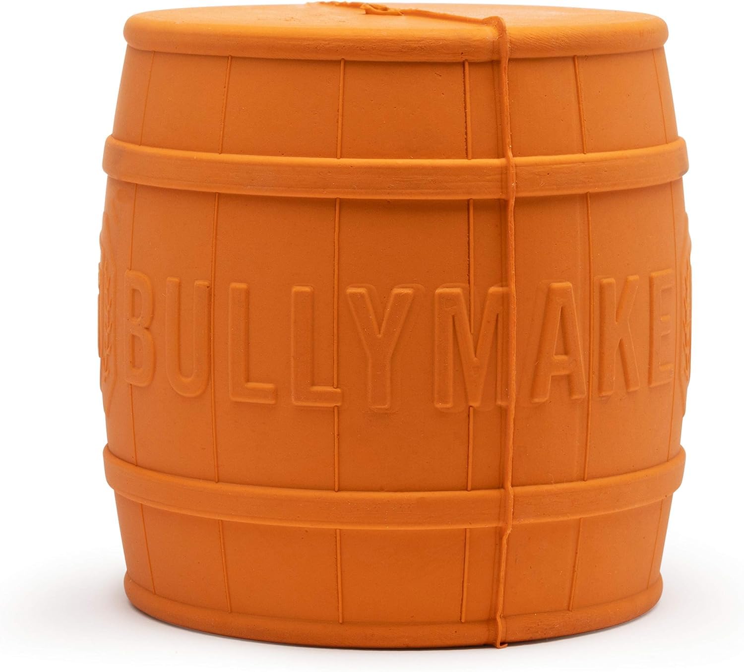 BULLYMAKE Durable Rubber Keg Chew Toy for Aggressive Chewers - Heavy Duty Dog Chewing Toy for Large Breeds | Made in USA | Perfect for Playtime & Teeth Cleaning