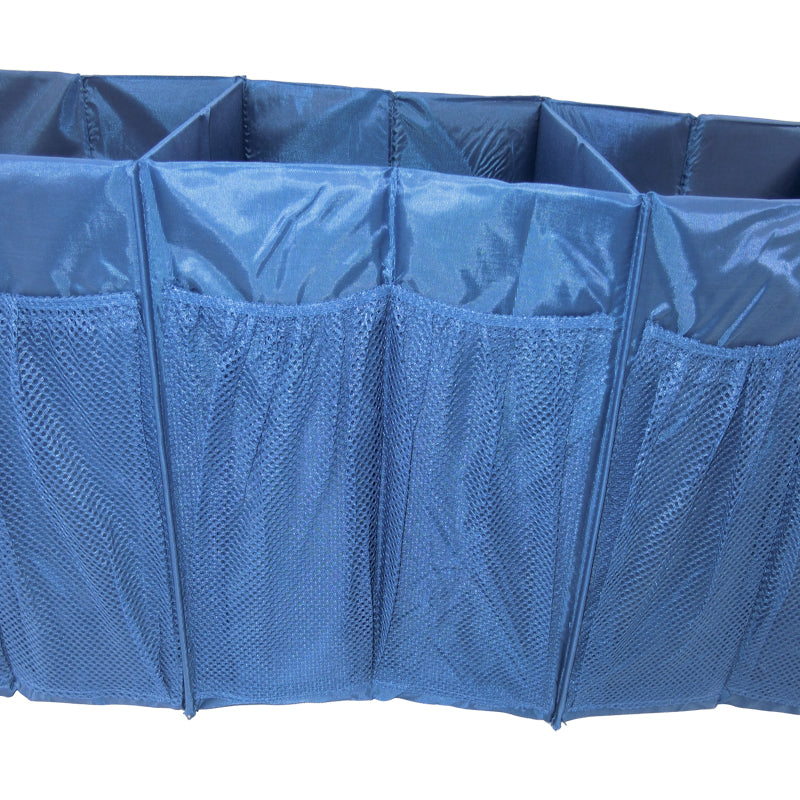 Foldable Car Boot Organizer - Waterproof Storage Box with Multiple Pockets for SUV, Sedan & Trunk Organization | Perfect for Travel, Groceries & Sports Equipment