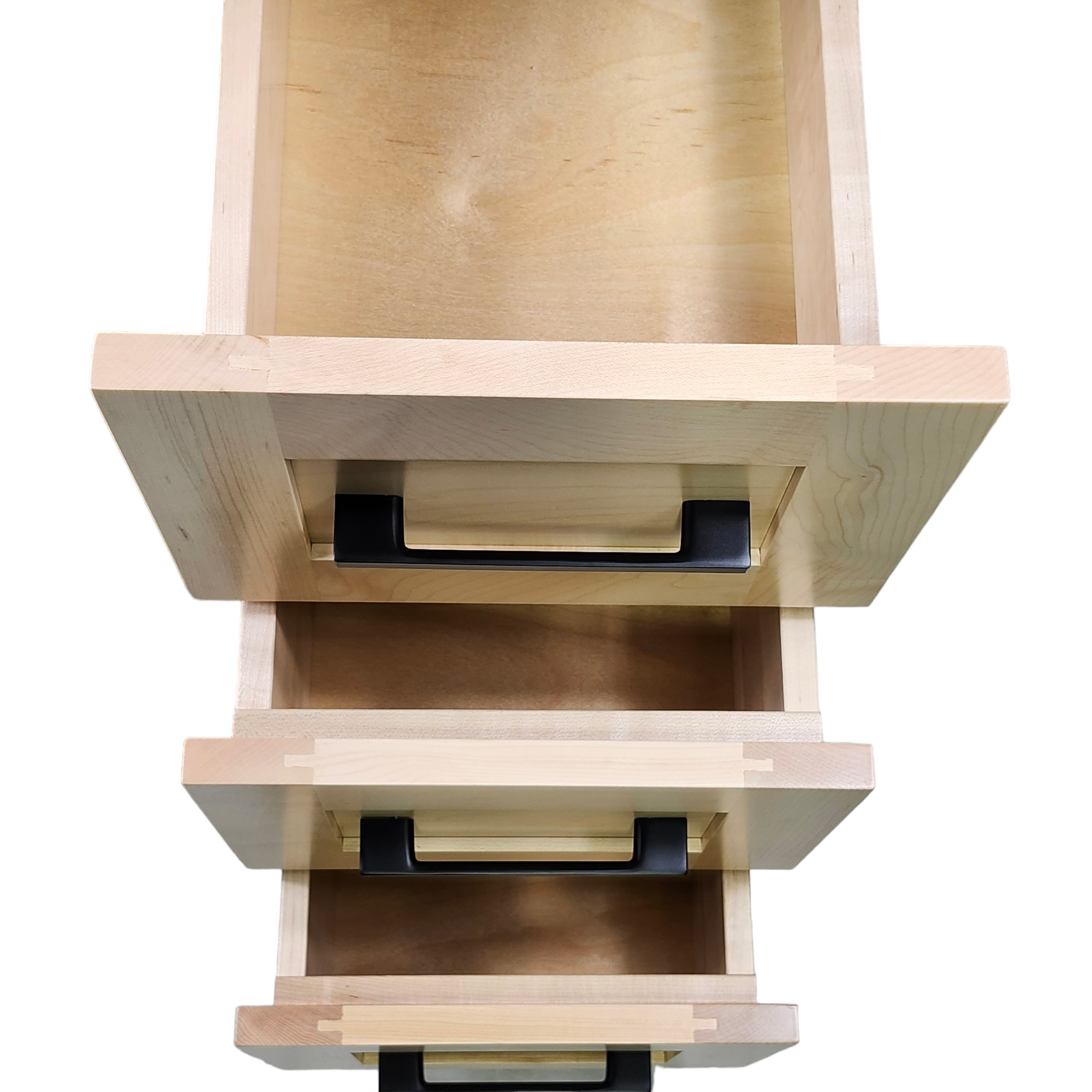 Natural Stain Bathroom Vanity with White Quartz Countertop - Canadian Maple 42 - Perfect for Modern Bathrooms & Powder Rooms