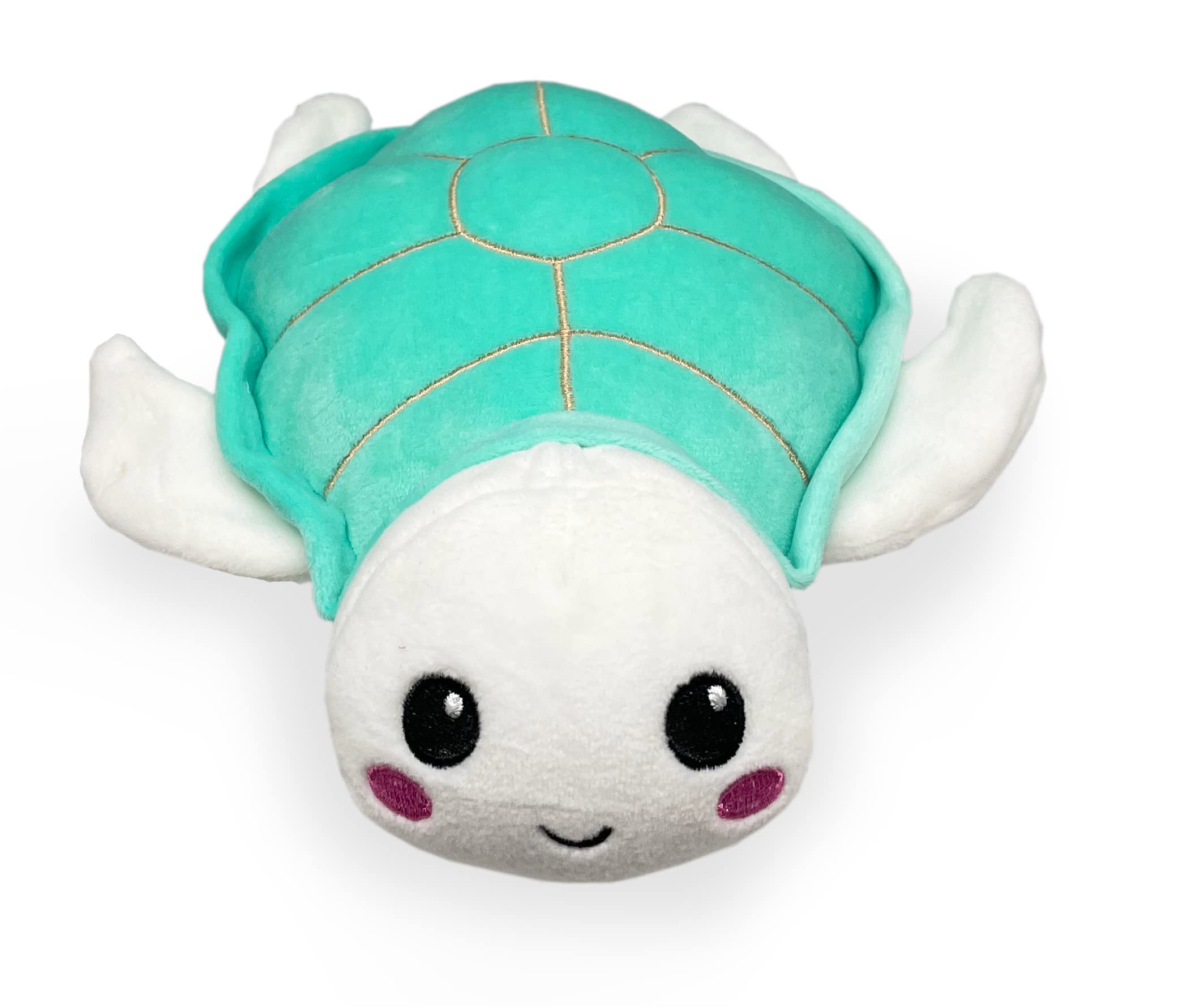 Reversible Sea Turtle to Egg Plush Toy - Cute Mood Changing Stuffed Animal (7 Inch) for Stress Relief & Anxiety - Perfect for Kids Room Decor, Birthday Gifts, and Emotional Support