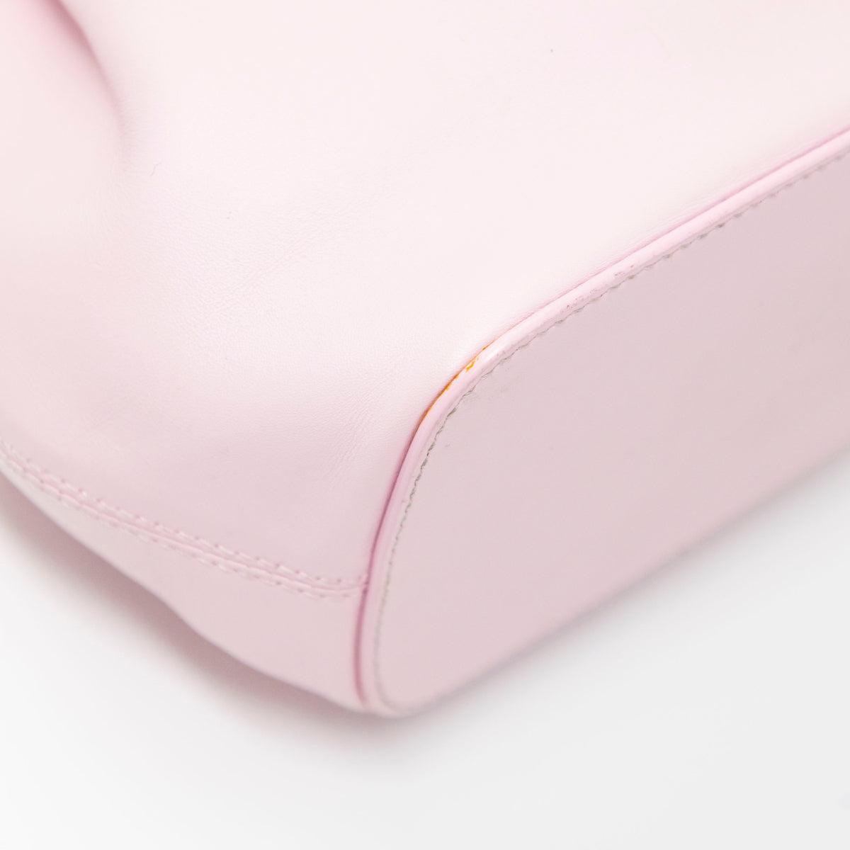Bvlgari Serpenti Forever Pink Leather Bucket Bag for Women - Luxury Designer Handbag for Evening Parties & Special Occasions