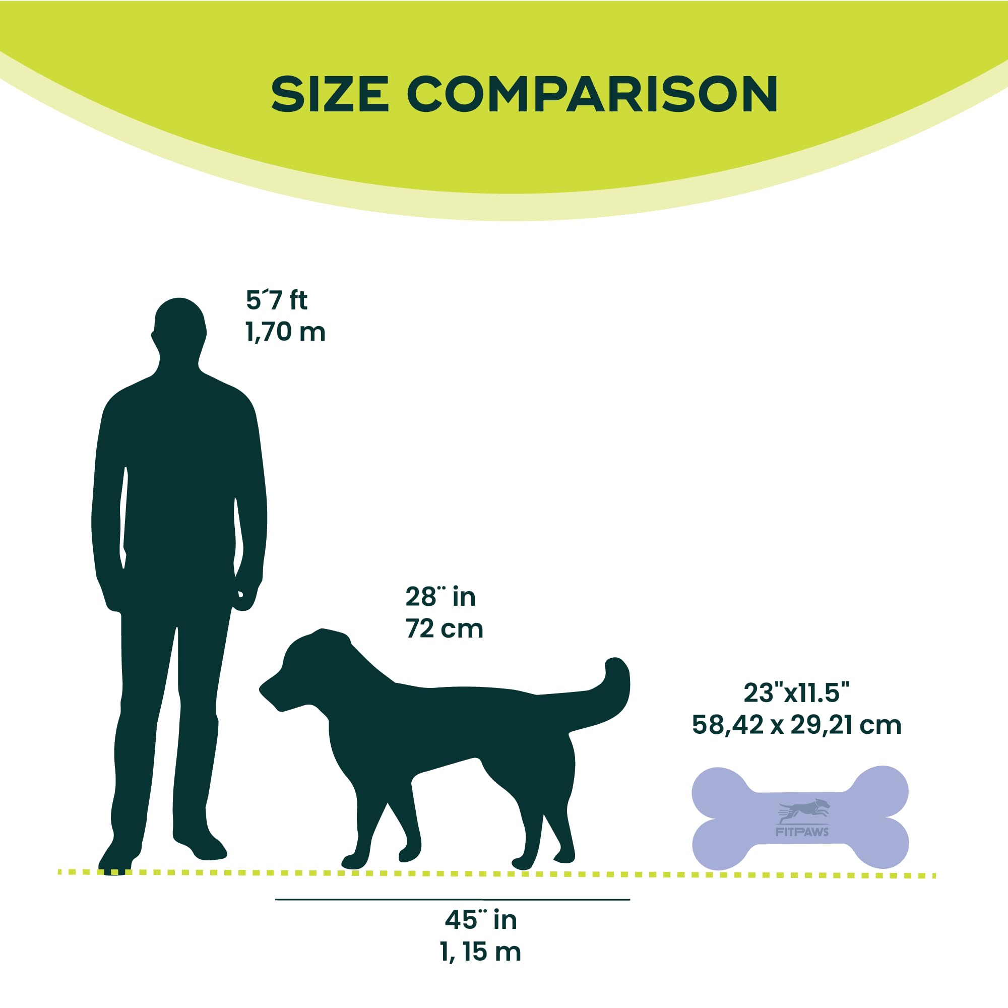 FitPAWS K9FITbone Regular Purple Dog Balance Training Platform - Core Strength & Stability Exercise Equipment for Canine Fitness - Perfect for Agility Training, Rehabilitation & Home Workouts