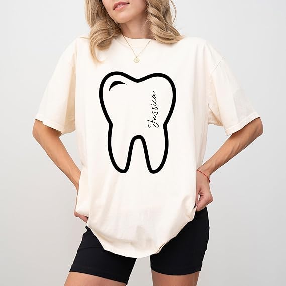 Personalized Dentist Sweatshirt & Hoodie - Funny Tooth Design Gift for Dentists & Dental Assistants | Perfect for Dental Clinics, Graduations & Appreciation Gifts