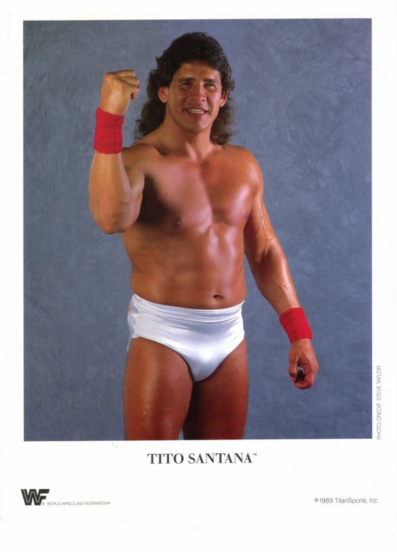 1989 Tito Santana Color Wrestling Action Figure - Vintage WWF Collectible Toy for Wrestling Fans & Memorabilia Collectors (Perfect for Display, Gifts & Nostalgic Collections)