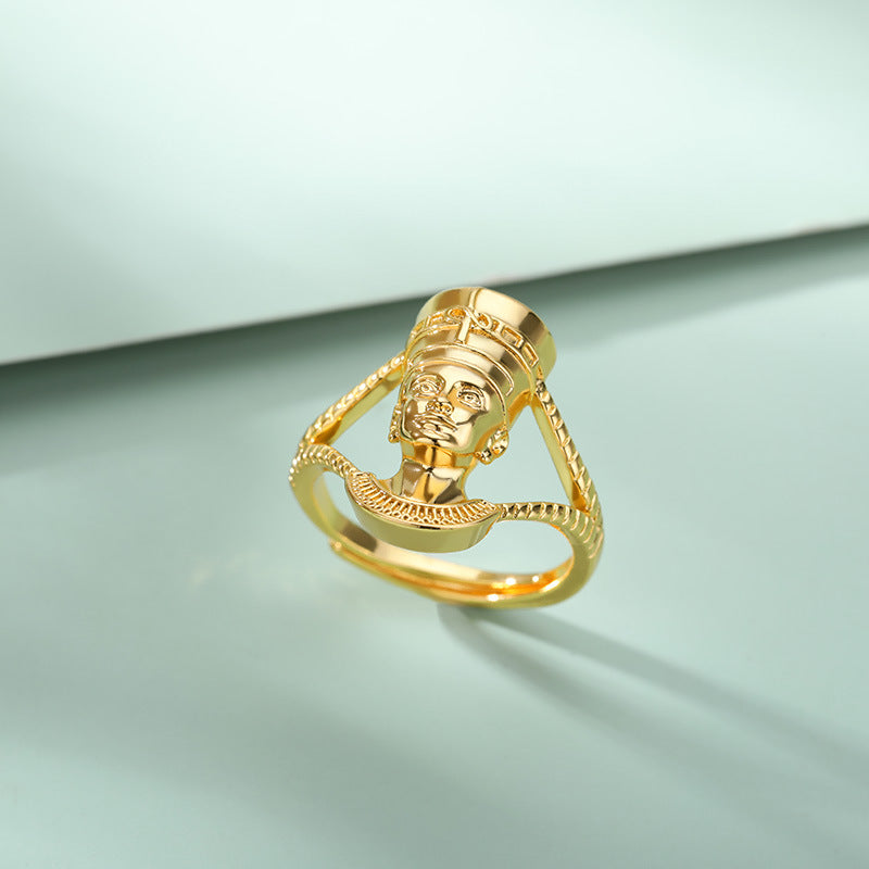 Indian Double Layered Couple Rings for Men & Women - Elegant Matching Wedding Bands & Anniversary Jewelry Gifts for Him & Her