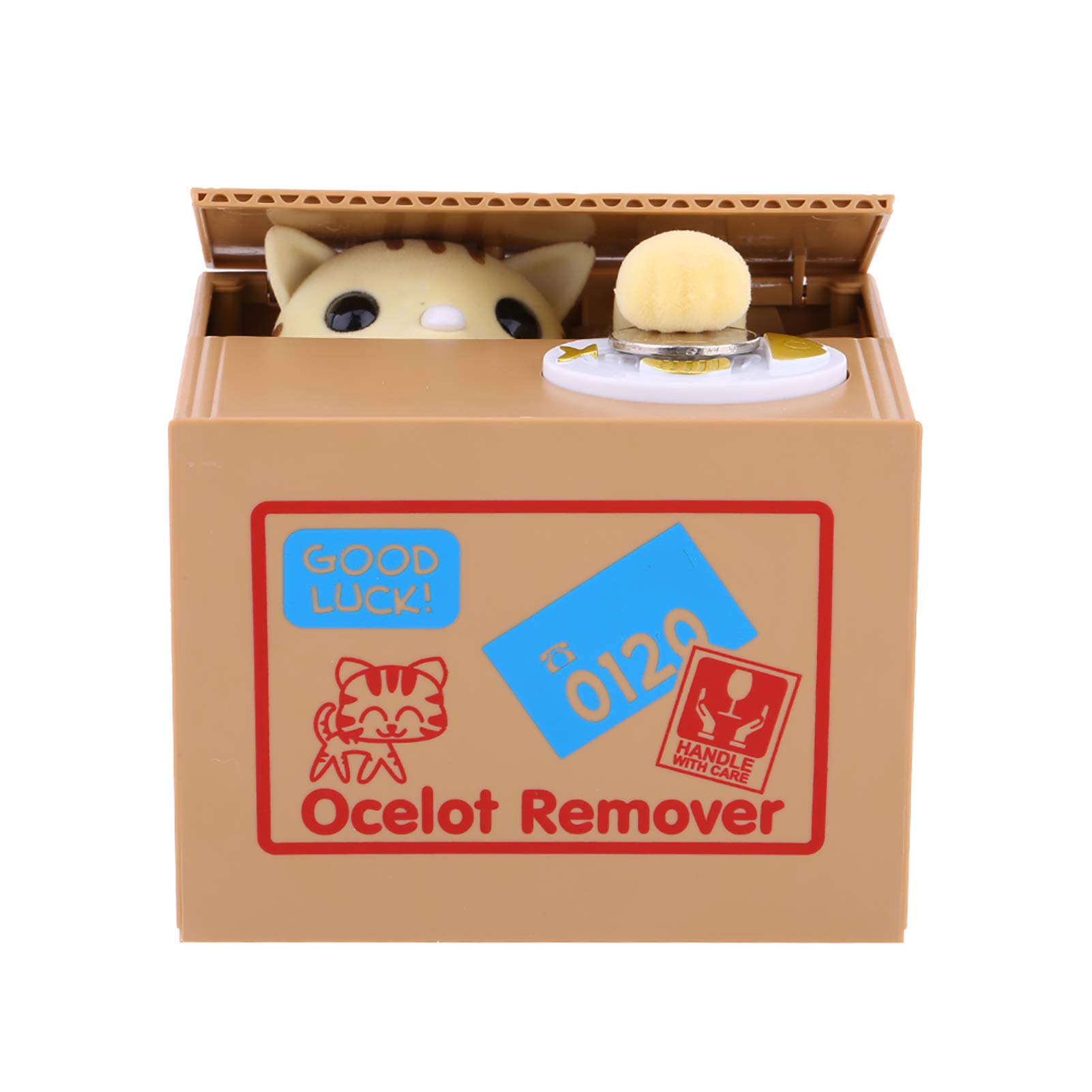 Automatic Coin Saving Box with Talking Cartoon Cat - Fun Piggy Bank for Kids, Money Collection & Savings Gift for Birthday, Christmas | Perfect for Teaching Kids Financial Responsibility & Money Management