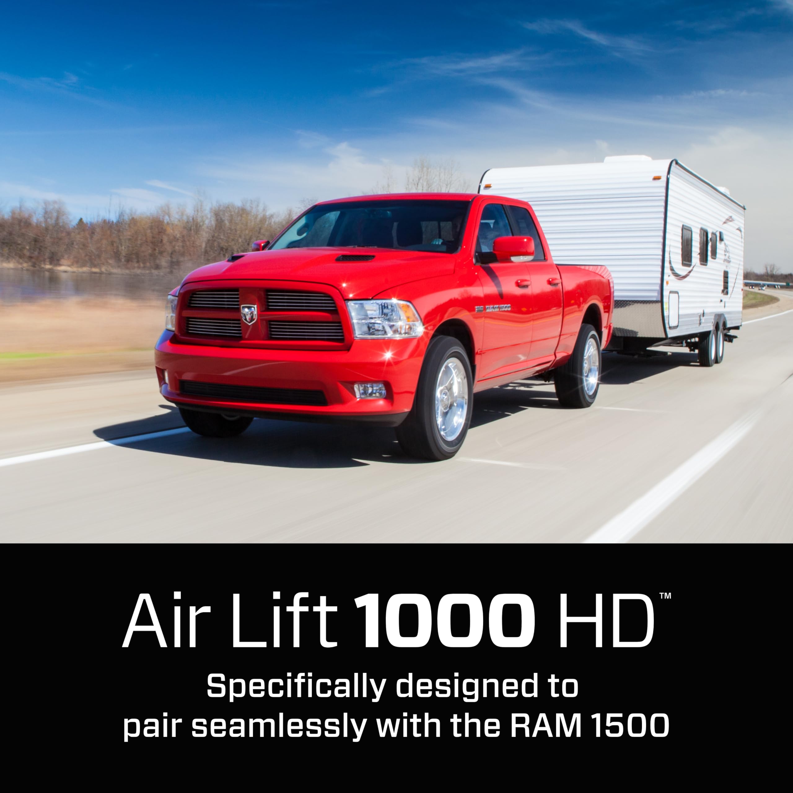 Air Lift 1000 HD Air Spring Kit for 2009-2025 Ram 1500 (Model 60818HD) - Heavy Duty Suspension Upgrade for Towing & Hauling - Perfect for Off-Road Adventures & Work Trucks