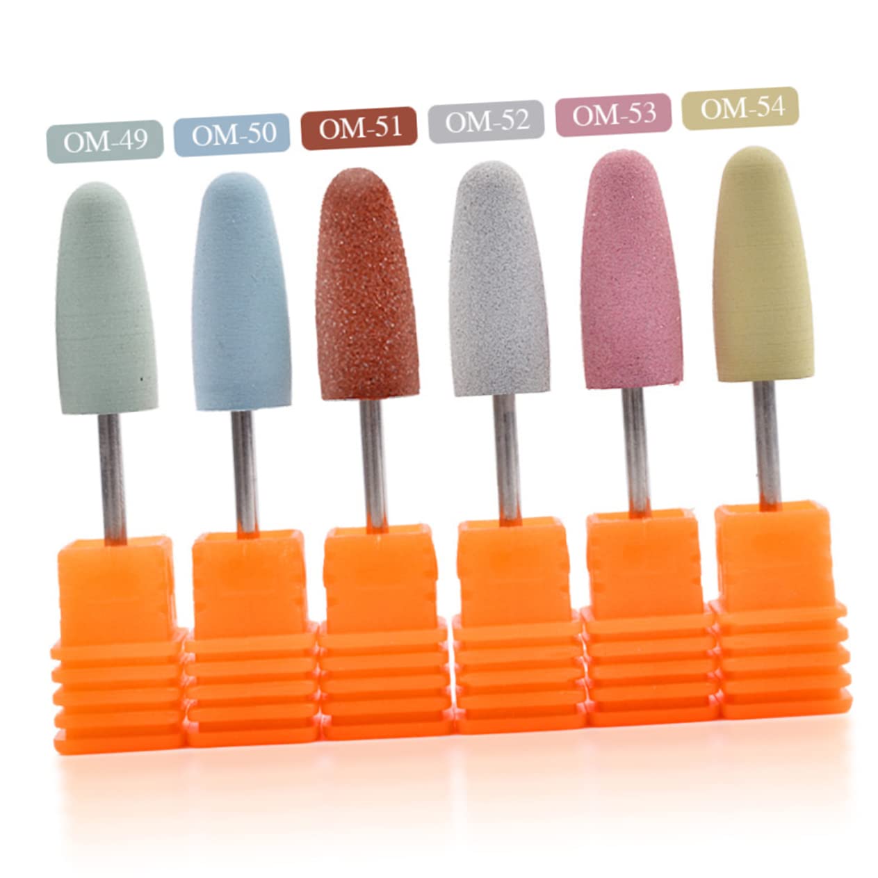 Beavorty 2-Piece Nail Drill Bits Set - Silicone Grinding Heads for Manicure Machine, Professional Nail Polish & Care Tools - Perfect for Salon, Home & DIY Nail Art
