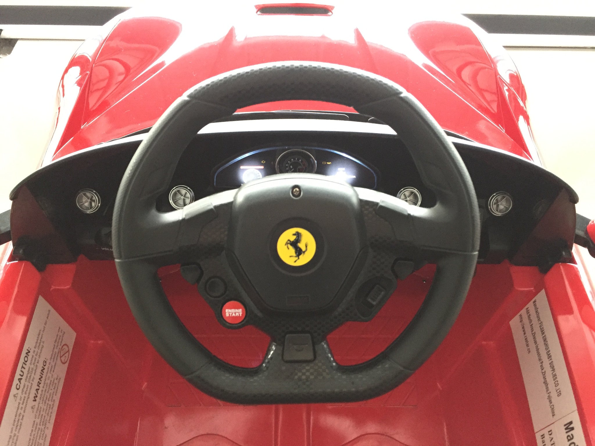 12V Ferrari F12 Kids Ride-On Car - Electric Toy Car with Remote Control, LED Lights & Music - Perfect for Outdoor Play, Birthday Gifts & Toddler Pretend Driving Fun