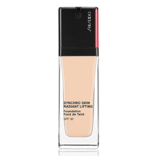 Shiseido Synchro Skin Radiant Lifting Foundation SPF 30 - Medium to Full Coverage, 30ml (Shade 130 Opal) | Flawless Makeup for Day & Night Wear