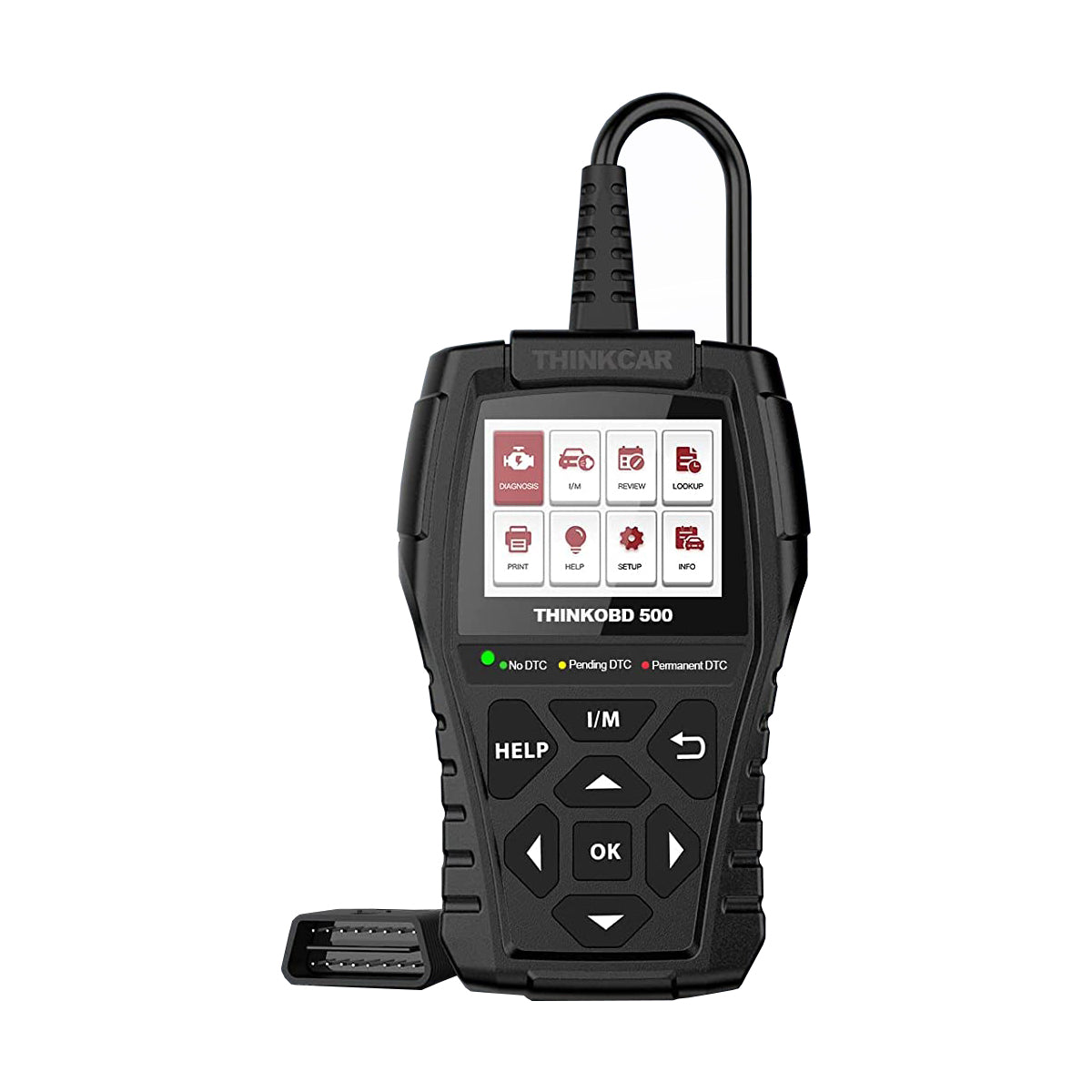 THINKOBD 500 Car Diagnostic Scanner - OBD2 Code Reader with Lifetime Free Updates, Check Engine Light Scanner for Mechanics, Auto Repair Shops & DIY Car Maintenance (Compatible with Most Vehicles)