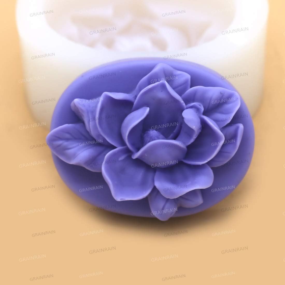 Premium Silicone Soap Molds for DIY Handmade Soap Making - 6 Cavity Craft Art Soap Molds (14284) - Perfect for Homemade Soaps, Wedding Favors, and Bathroom Decor