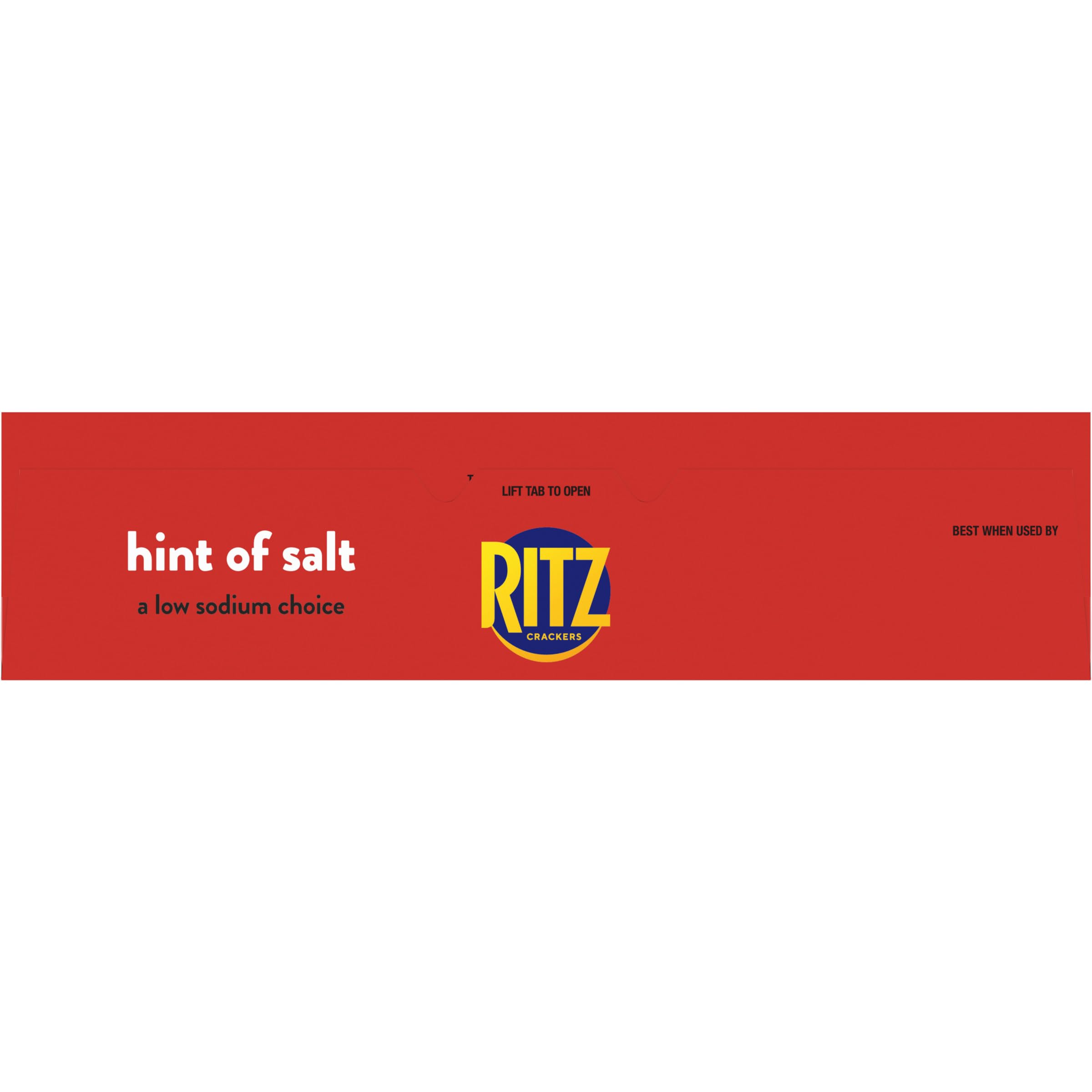 RITZ Hint of Salt Crackers - Healthy Low Sodium Snacks for Kids & Adults - Perfect for Lunch Boxes, School, Office & Parties - 13.7 oz Pack