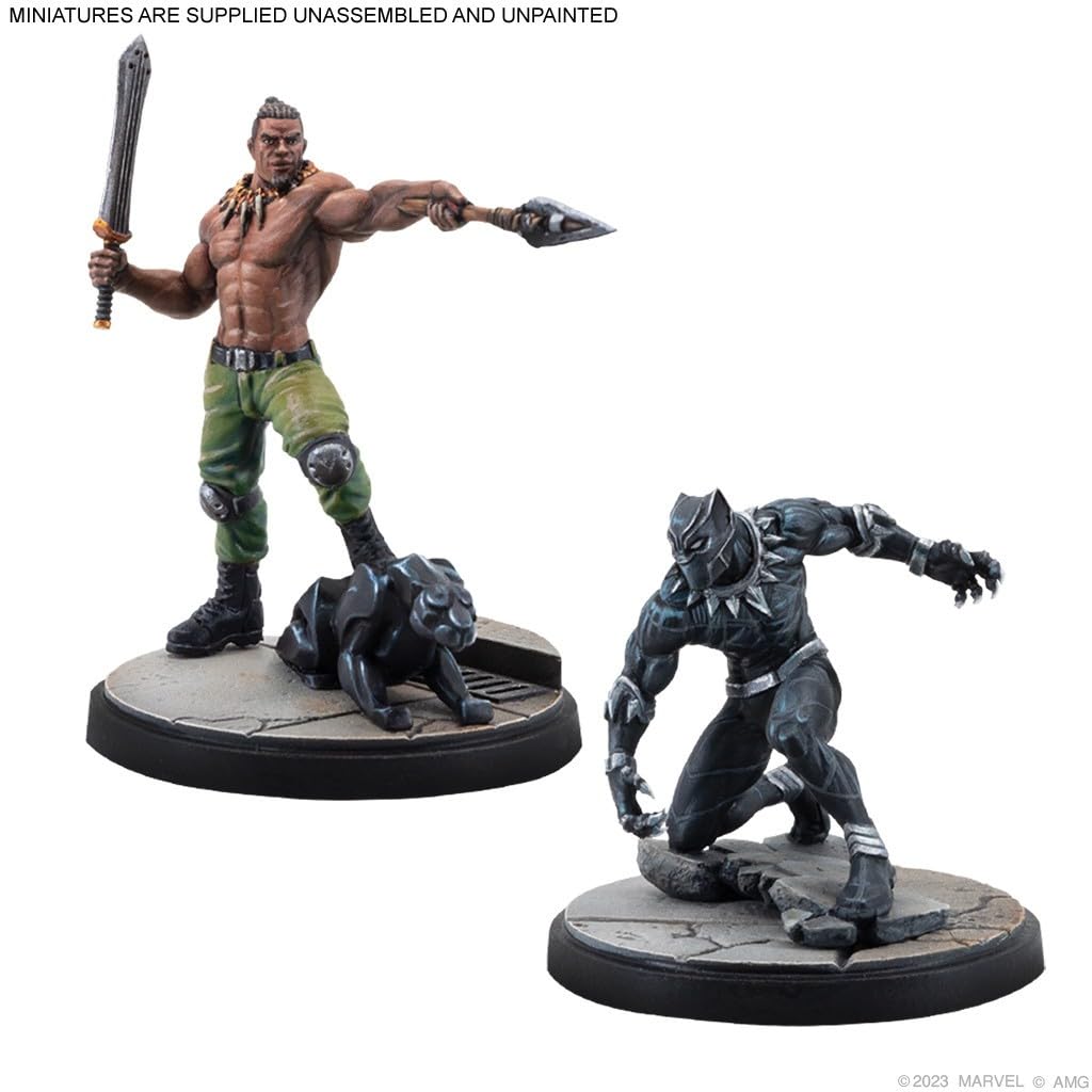 Atomic Mass Games MCP: Wakanda Affiliation Pack - Marvel Crisis Protocol Miniatures for Tabletop Gaming & Collectors