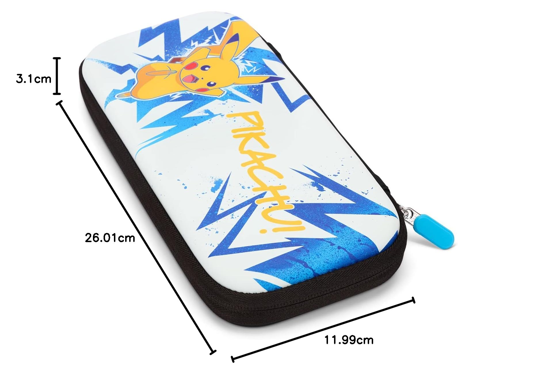 PowerA Travel Pro Slim Case for Nintendo Switch OLED, Switch & Switch Lite - Pikachu High Voltage Design | Protective Carrying Case for Gaming On-The-Go, Travel & Daily Commute
