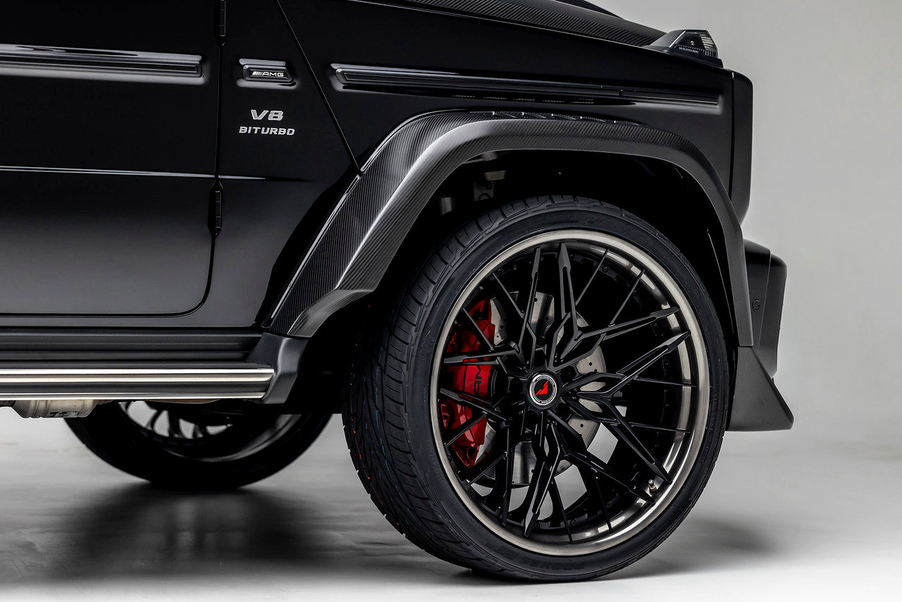 Mercedes G63 Aero Program Body Kit - Carbon Fiber Spoiler & Diffuser for G-Class SUV - Enhance Style & Performance for Off-Road & Urban Driving