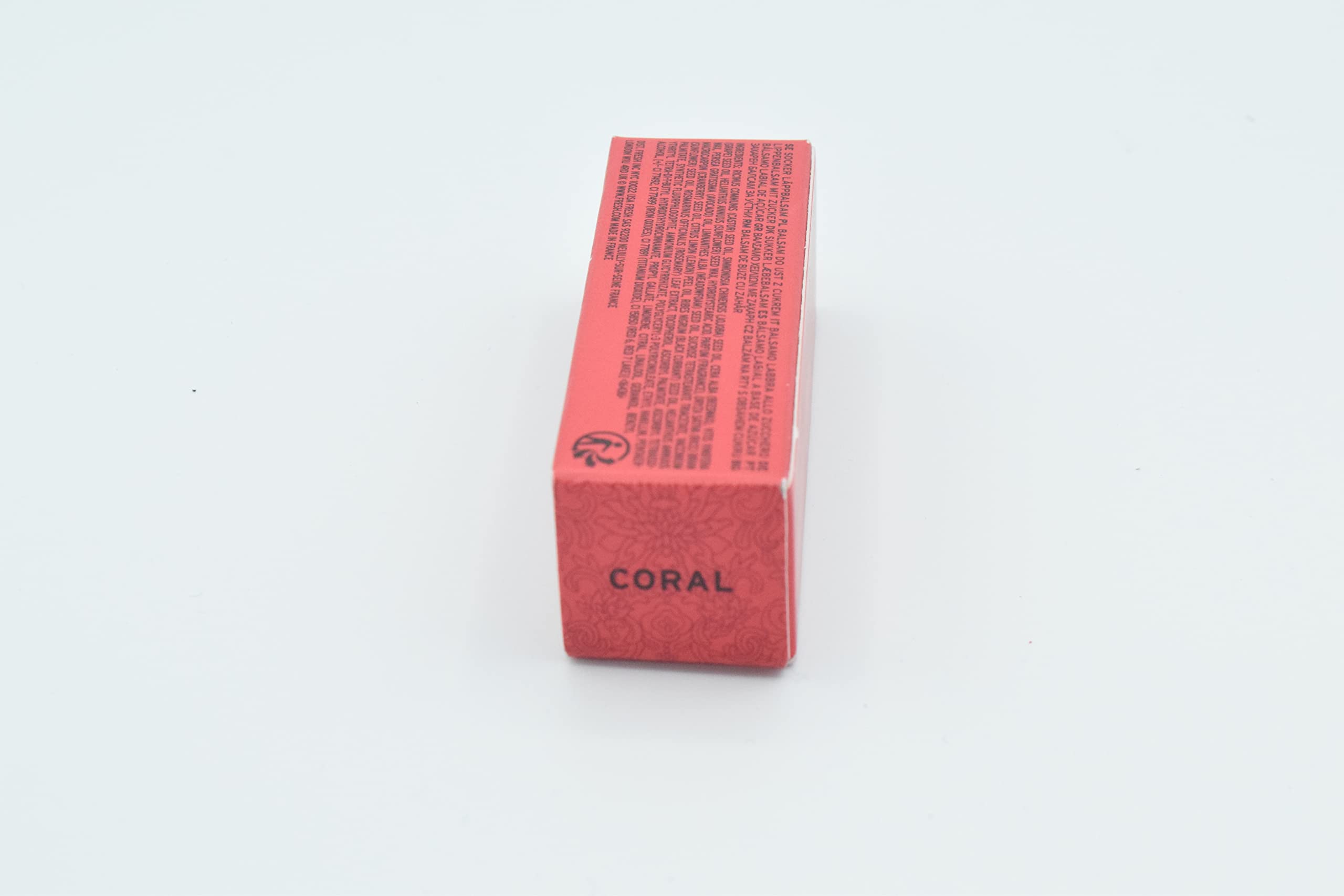 Fresh Sugar Lip Balm Hydrating Treatment - Coral Tinted Moisturizing Lip Care for Dry Lips | Perfect for Daily Use, Makeup Routine & On-the-Go Hydration