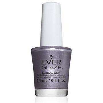 China Glaze Ever Glaze Nail Polish - NY Slate of Mind #82330 (0.5 oz) - Long Lasting Chip Resistant Nail Lacquer for Professional Salon & At-Home Manicures
