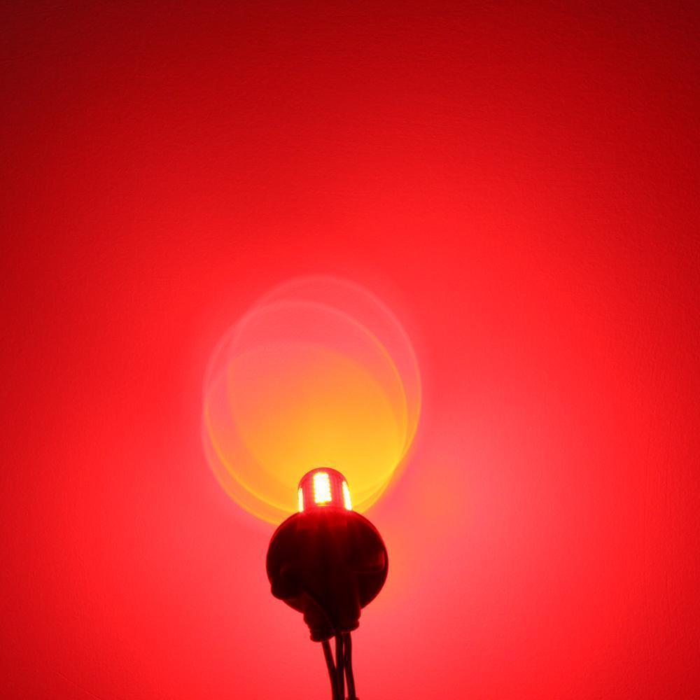 BA15S 1156 LED Bulbs - Amber/Red/White Turn Signal, Brake, Tail, and Reverse Lights - Compatible with Cars, Trucks, Motorcycles, Boats (Pack of 2) - Perfect for Night Driving, Safety Lighting, and Vehicle Customization