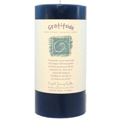 Gratitude Intention Candles - Scented Soy Wax Candles for Meditation, Yoga & Relaxation - Perfect for Home Spa, Self-Care & Mindfulness Practices