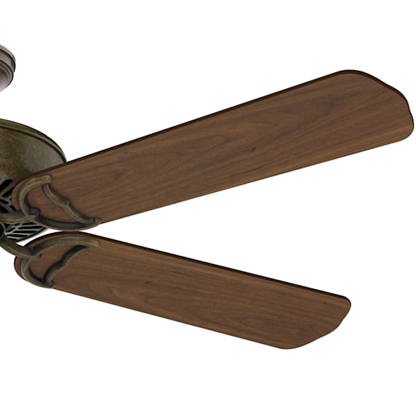 54 Inch Casablanca Panama Ceiling Fan - Aged Bronze/Walnut Finish - Perfect for Living Rooms, Bedrooms & Outdoor Spaces