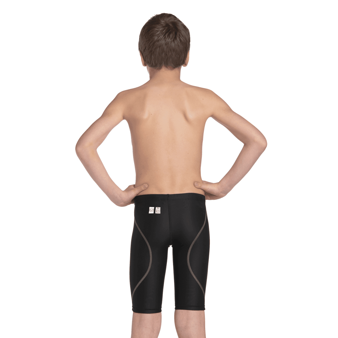 Arena Powerskin ST NEXT Junior Boys' Swim Jammers - Black | Competitive Swimwear for Kids & Youth | Perfect for Swim Training, Lessons & Racing