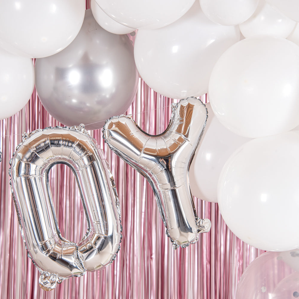 Balloonify Silver Mylar Letter Y Balloon - 16 Inch Large Foil Alphabet Balloon for Birthday Parties, Baby Showers & Graduation Decorations - 1 Count Box