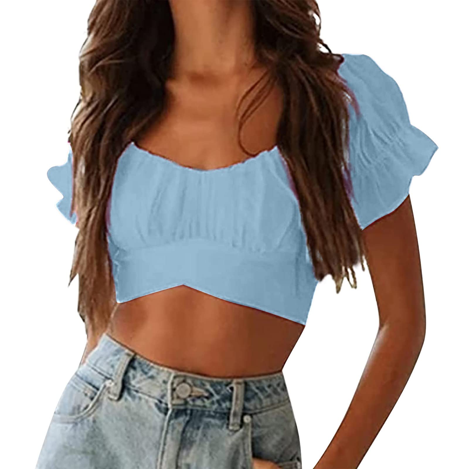 Women's Summer Tops - Sexy Casual Shirts & Tank Tops for Women | Plus Size Workout Tops & 4th of July Party Shirts | Perfect for Beach, Office & Holiday Celebrations