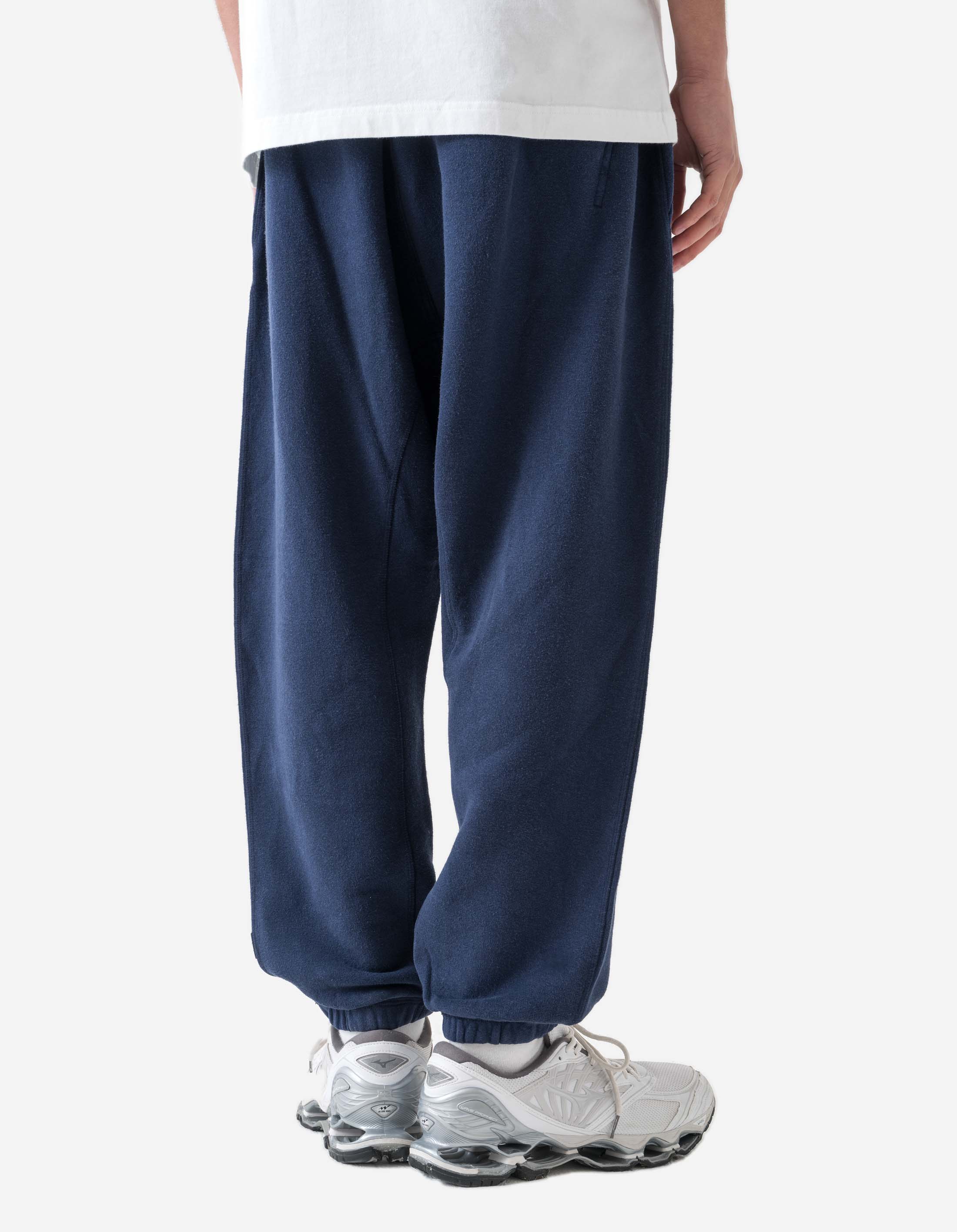 5232 Asym Low Hemp Sweatpants for Men - Eco-Friendly Navy Blue Joggers | Comfortable Lounge Pants for Yoga, Running & Casual Wear