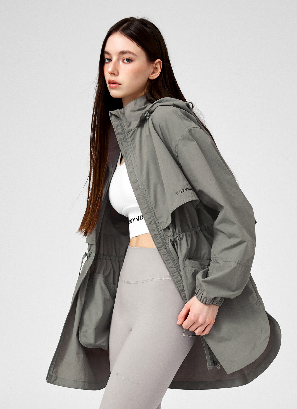 Lightweight String Hood Windbreaker Jacket for Men & Women - Perfect for Running, Hiking & Outdoor Activities
