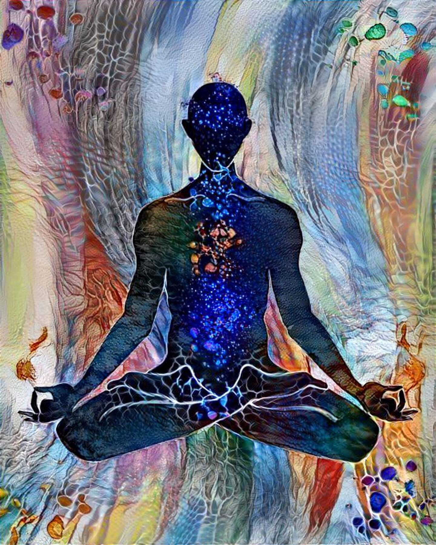 Kundalini Yoga Wall Art Print - Spiritual Meditation Decor for Yoga Studios, Home & Office - Yoga Goddess Artwork - Perfect Gift for Yoga Lovers & Meditation Spaces