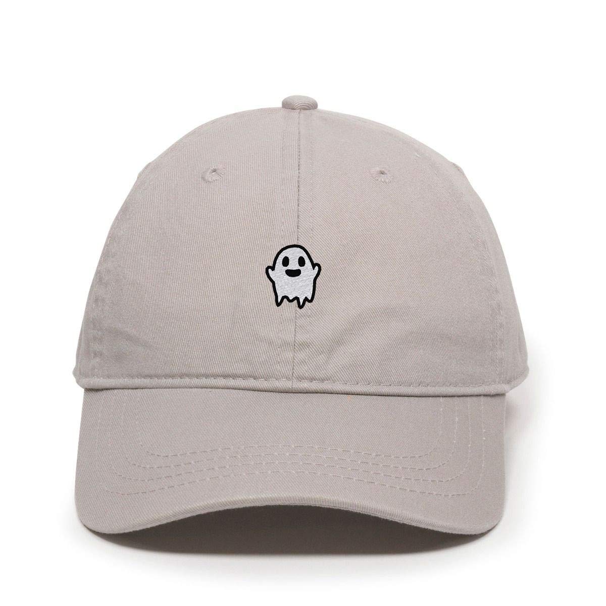 Ghost Embroidered Baseball Cap - Adjustable Cotton Dad Hat for Men & Women - Perfect for Casual Wear, Sports, and Outdoor Activities
