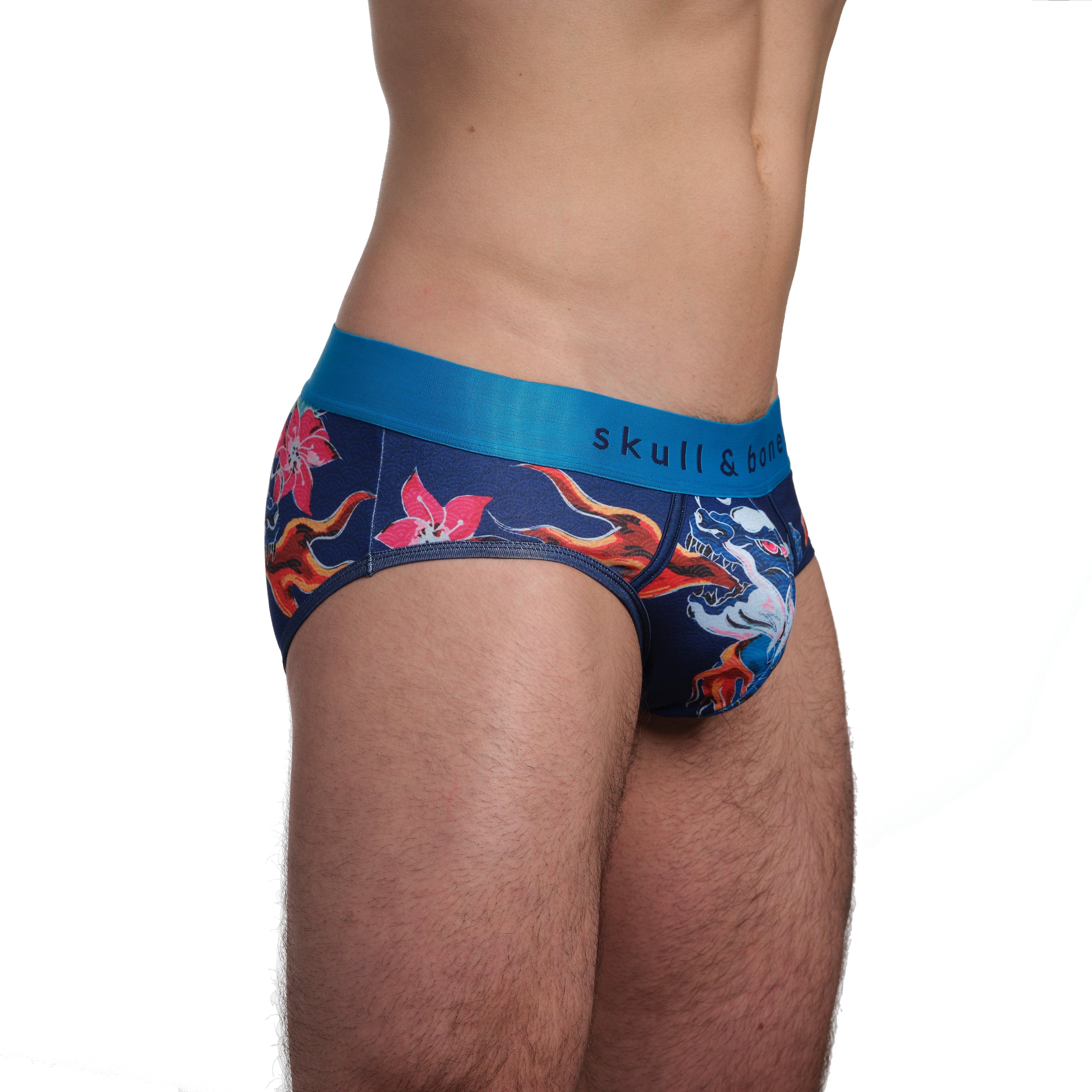 Fire Breathing Dragon Brief - Men's Stylish & Comfortable Underwear for Daily Wear & Cosplay